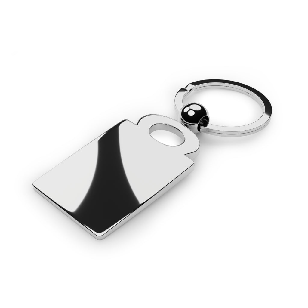 EVOLV Athletics Silver Keychain