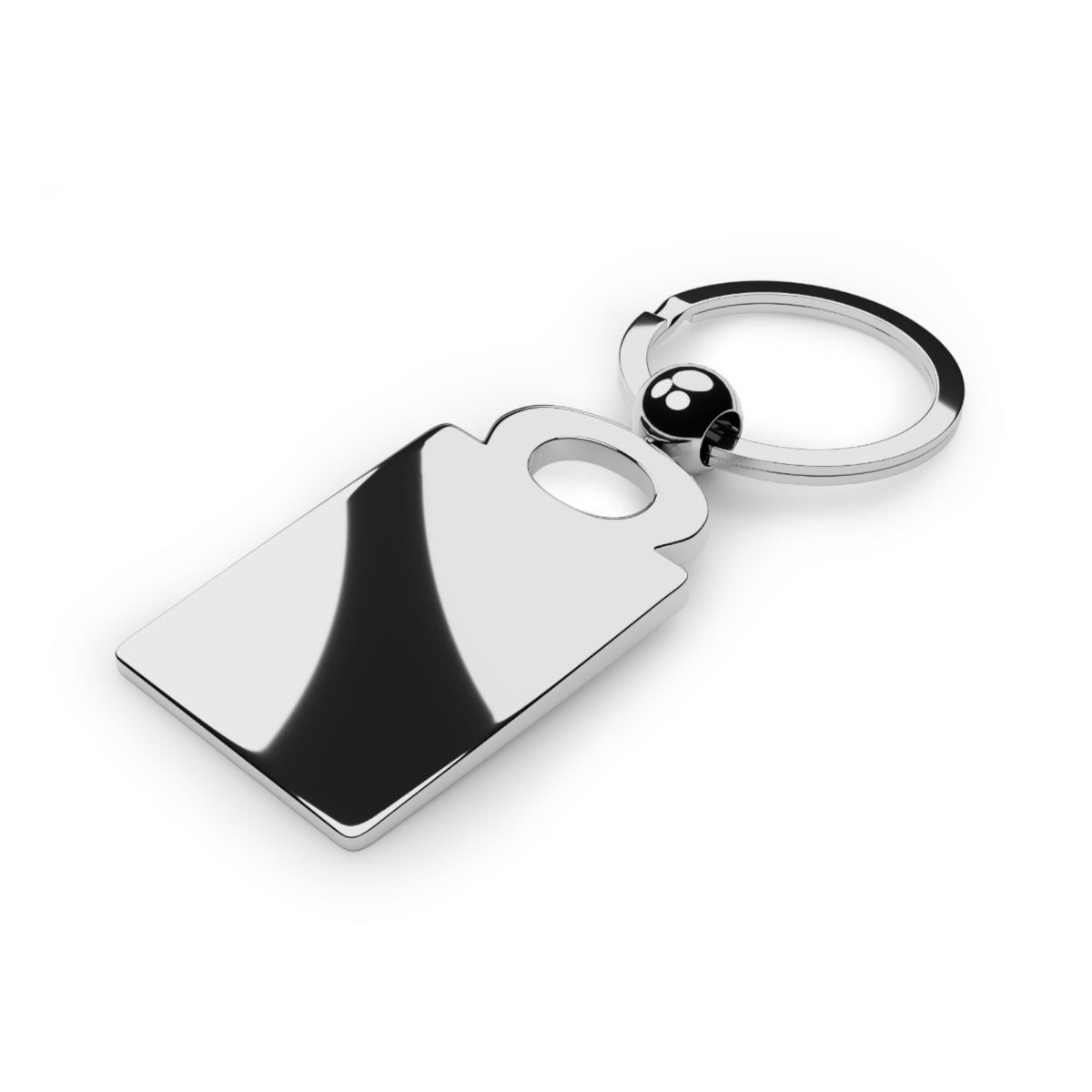 EVOLV Athletics Silver Keychain