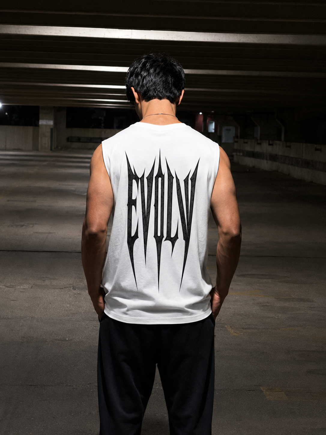 Ascension Cut-Off Tee (Dark Font)