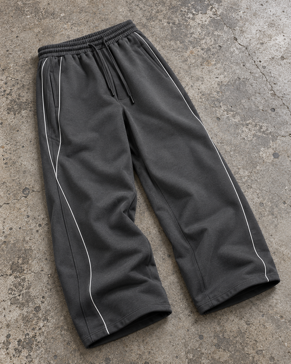Reflection Striped Straight-Leg Sweatpants