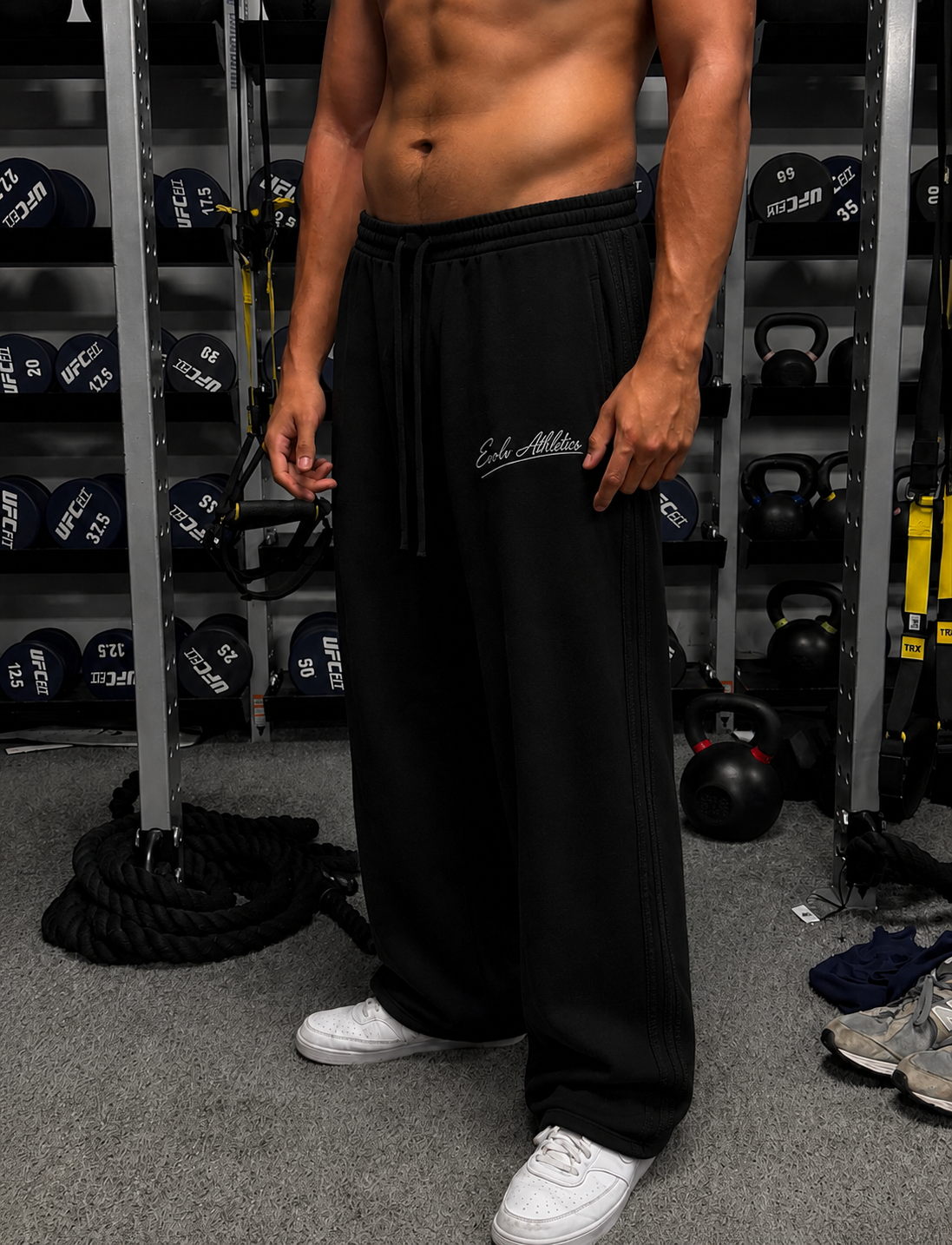 Straight-Leg Sweatpants
