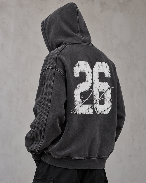 "ORIGIN"  Zip Up Hoodie
