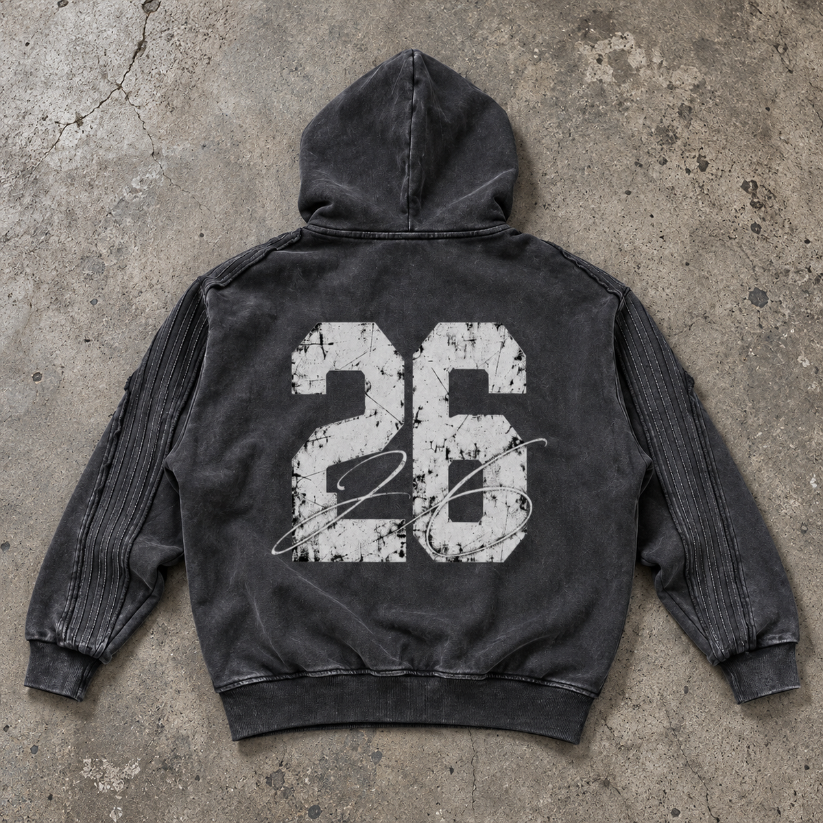 "ORIGIN"  Zip Up Hoodie