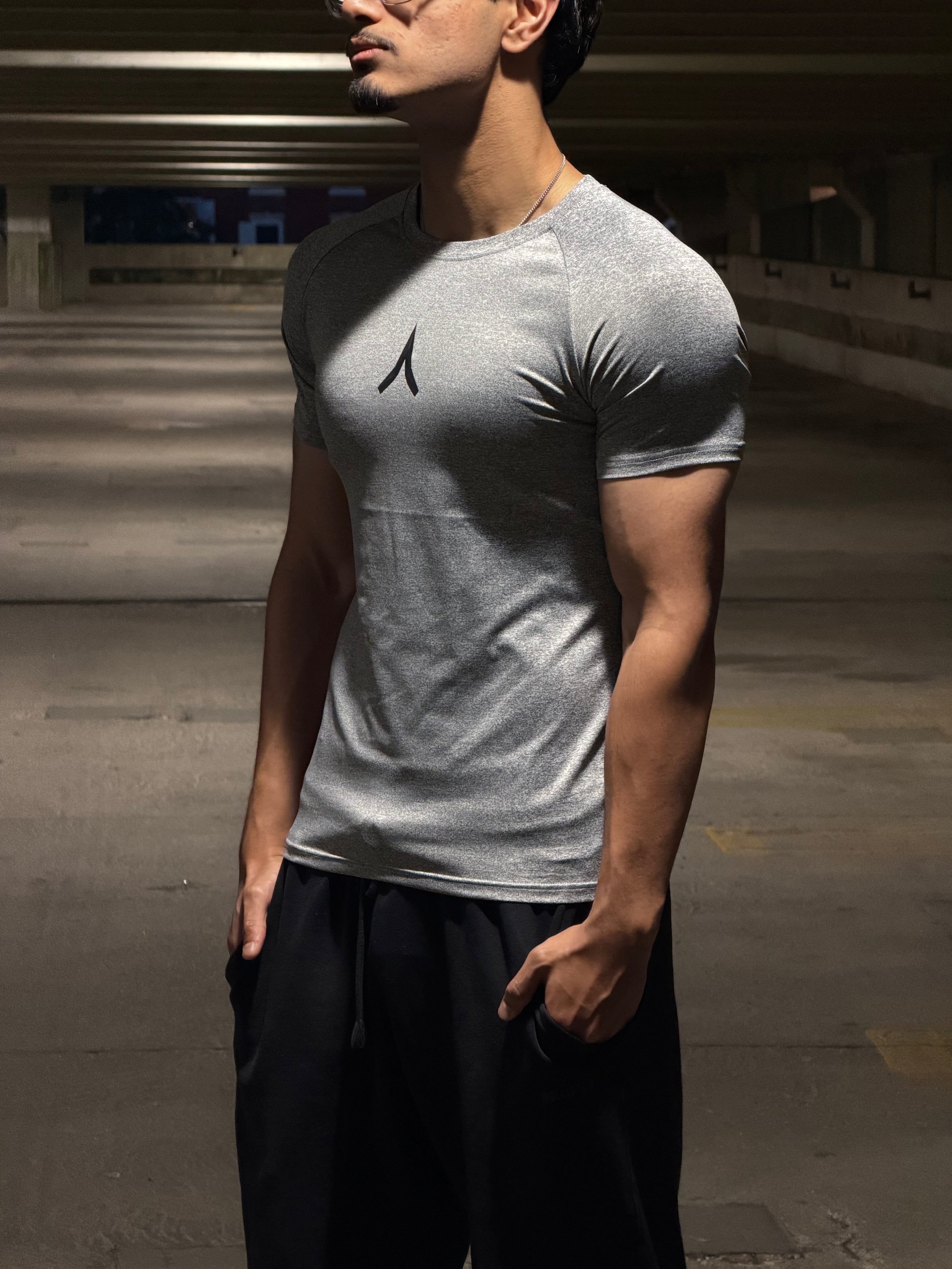 Ascension Performance Tee (Light Gray)
