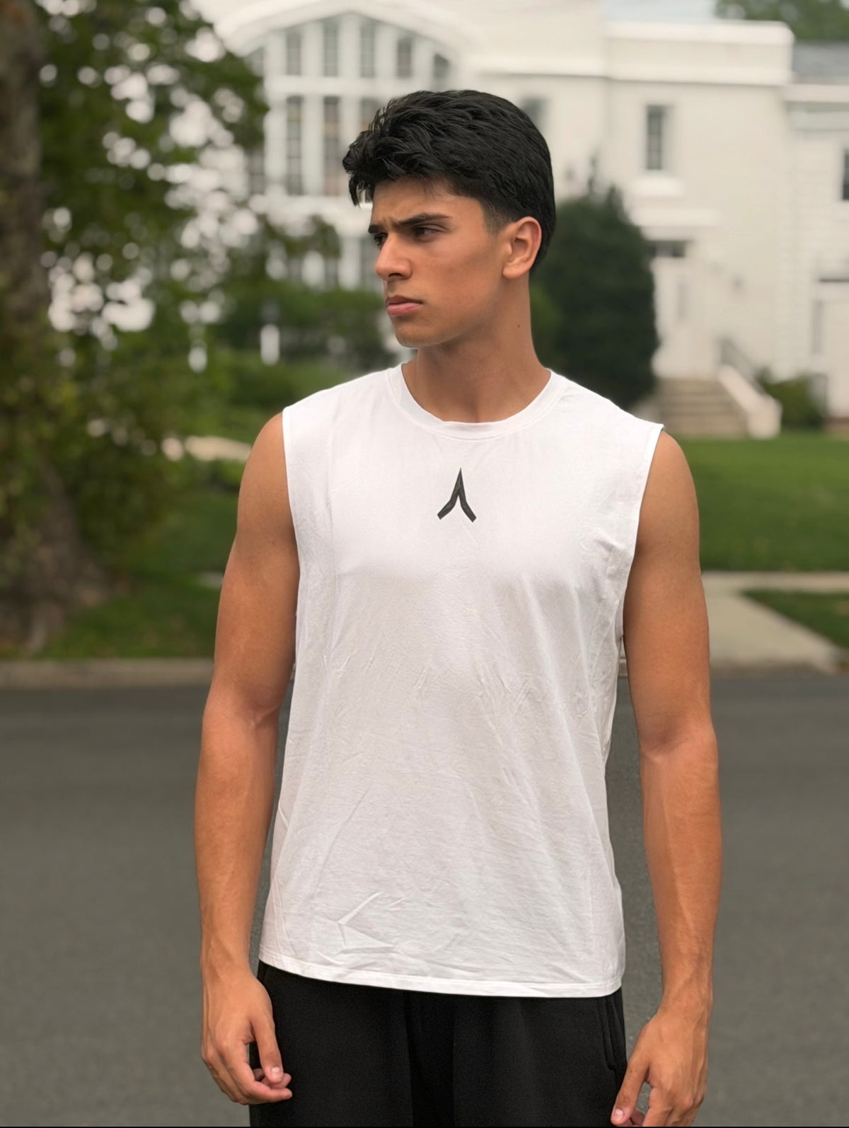 Ascension Cut-Off Tee (Dark Font)