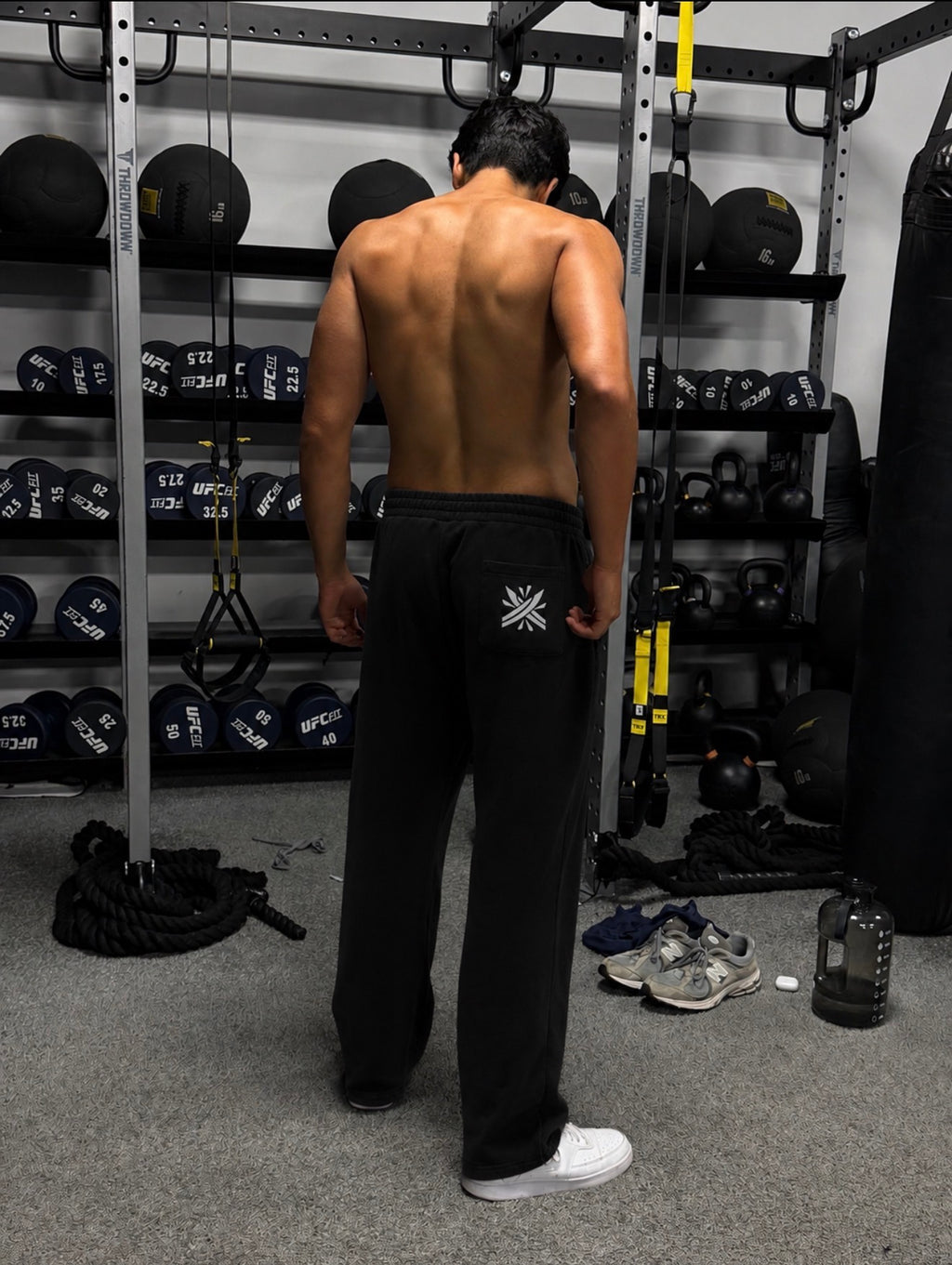 Straight-Leg Sweatpants