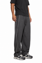 Reflection Striped Straight-Leg Sweatpants