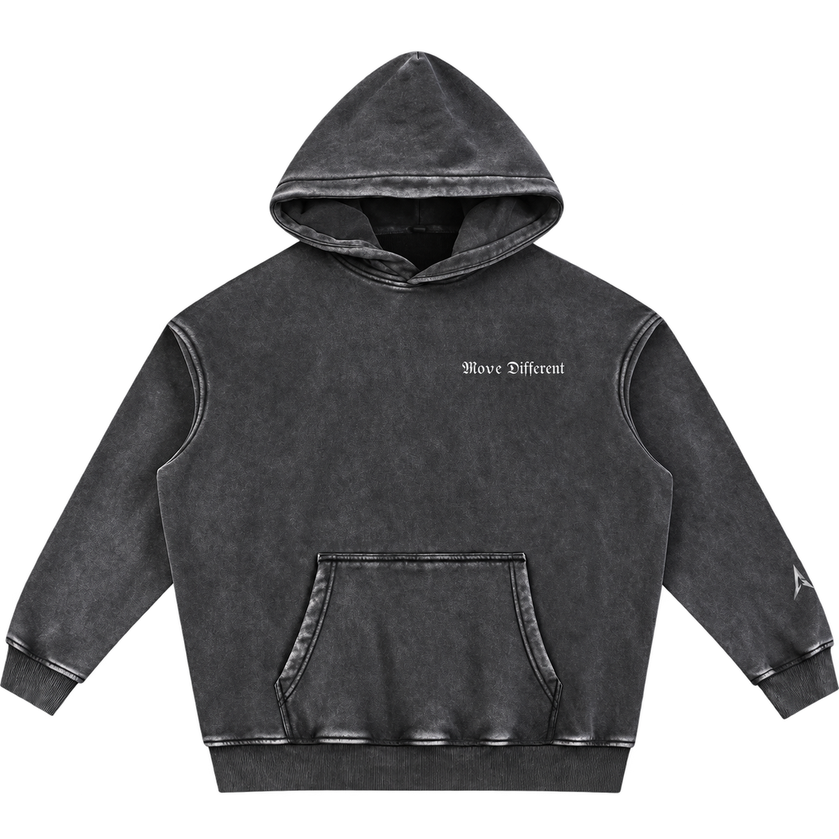 "Move Different" Snow Wash Hoodie